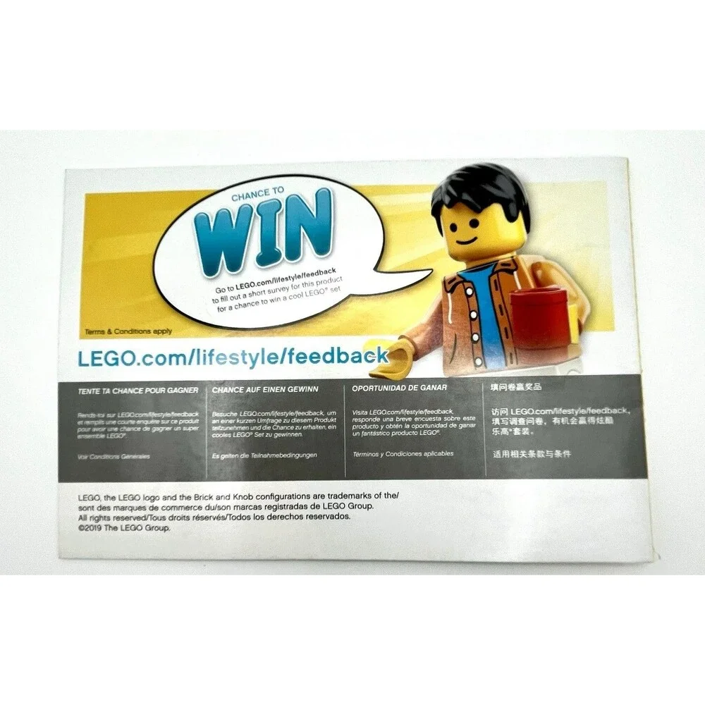 LEGO Manual Only 853913 Paper Instructions Brick Key Hanger